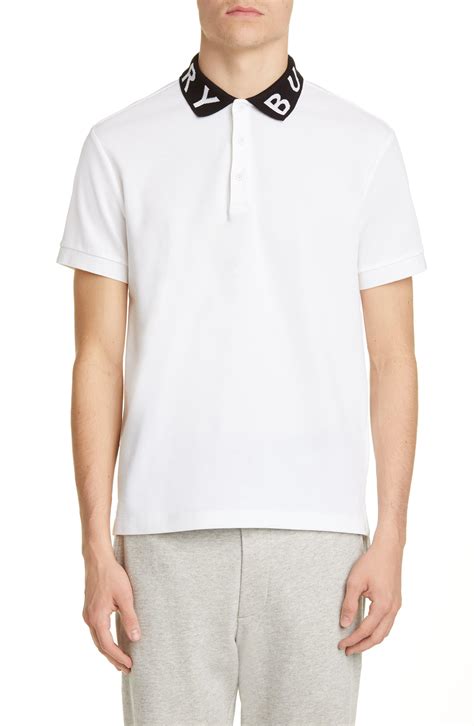 burberry white polo price|burberry polo shirts men's outlet.